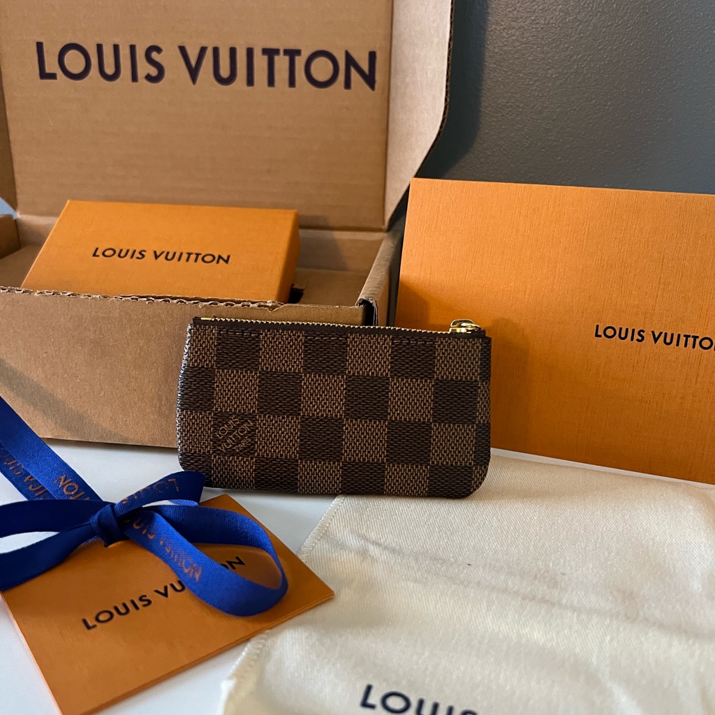 Louis Vuitton Damier Ebene Key Pouch Full Set New